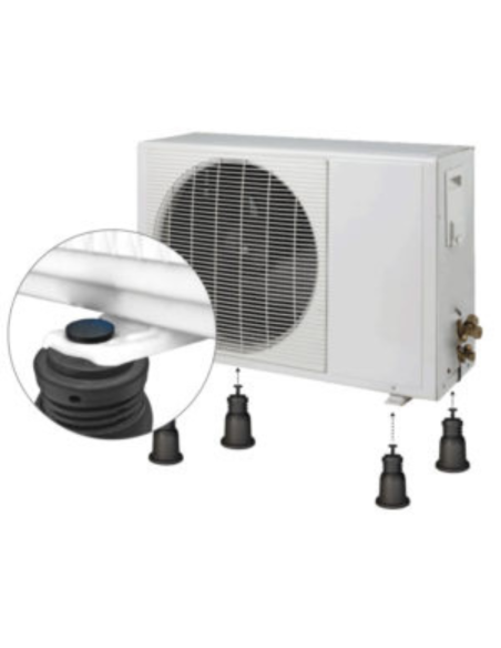 Soporte base unidad exterior (4 uds) 100 mm instalacion